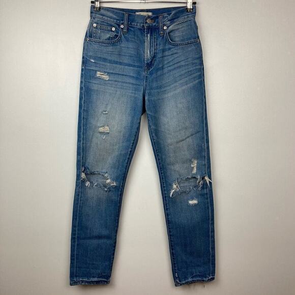 MADEWELL Jeans - The Perfect Vintage Jean in Denman Wash   Size 26 - Picture 6 of 15